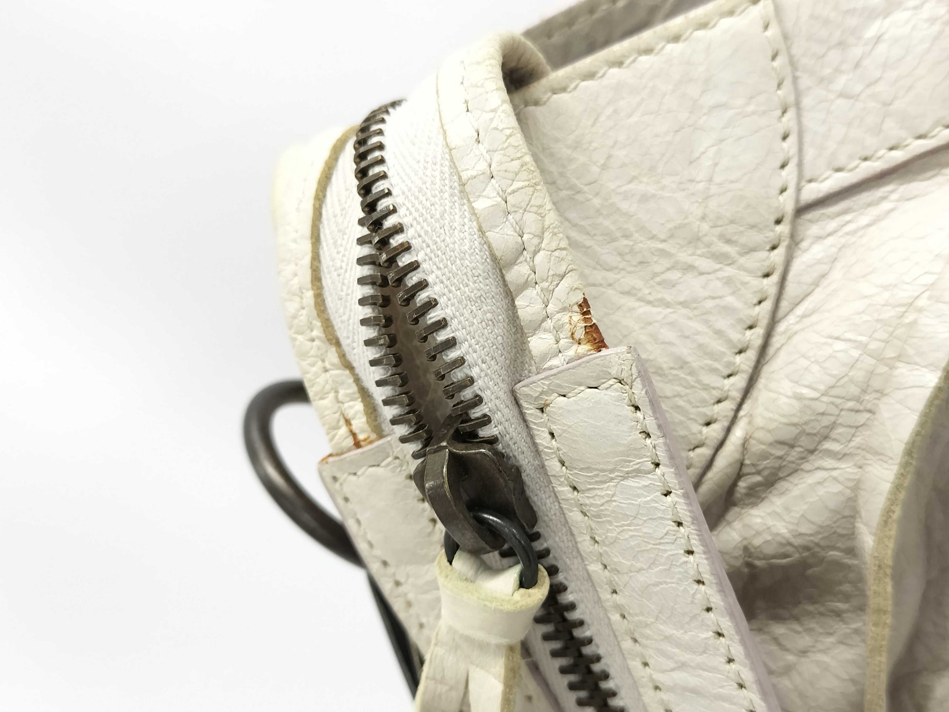 BALENCIAGA City 2-way Handbag White