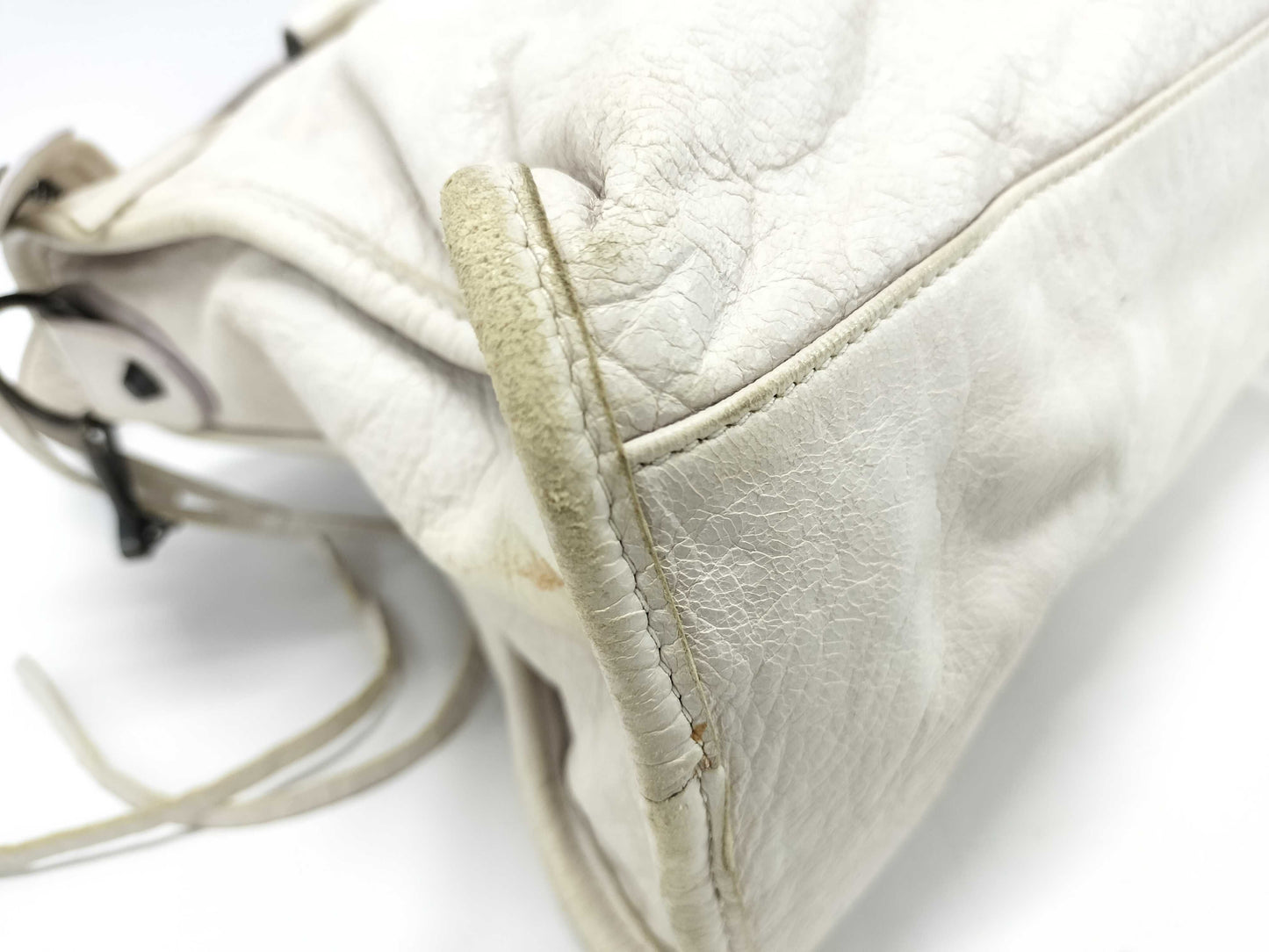 BALENCIAGA City 2-way Handbag White