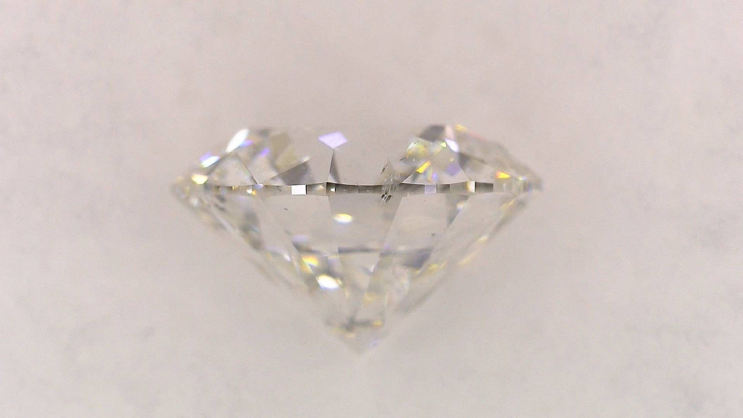1.098ct G SI-2 EXCELLENT/VG/VG MEDIUM YELLOWISH GREEN NATURAL 6.56-6.62 x 4.10mm Loose Diamond