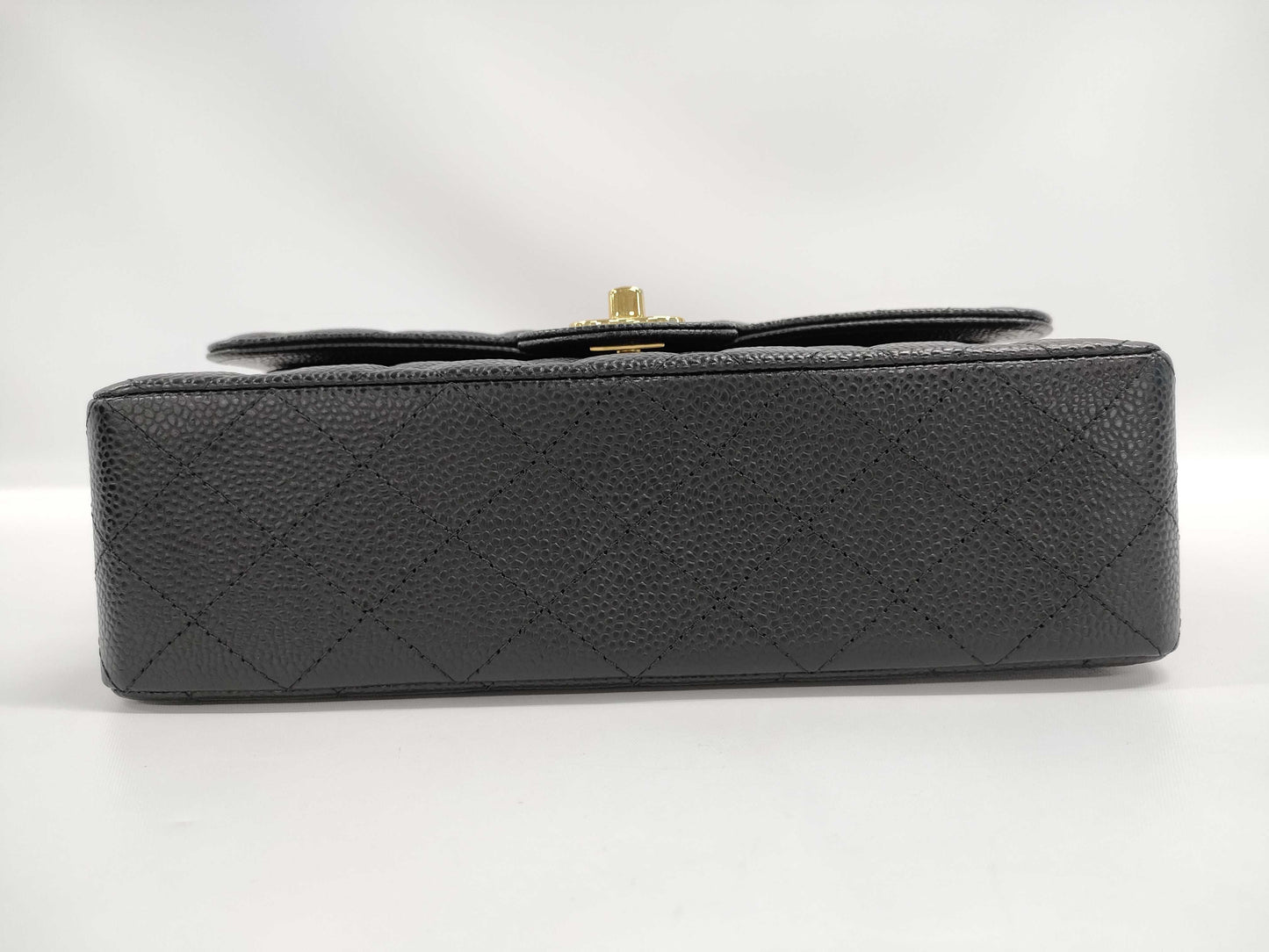 CHANEL CHANEL Matelasse 23 Caviar Skin Double Flap Chain Shoulder Bag with Serial Plate