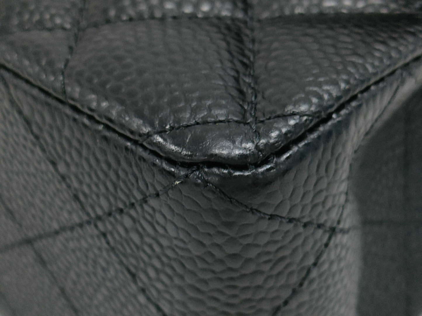 CHANEL CHANEL Matelasse 23 Caviar Skin Double Flap Chain Shoulder Bag with Serial Plate