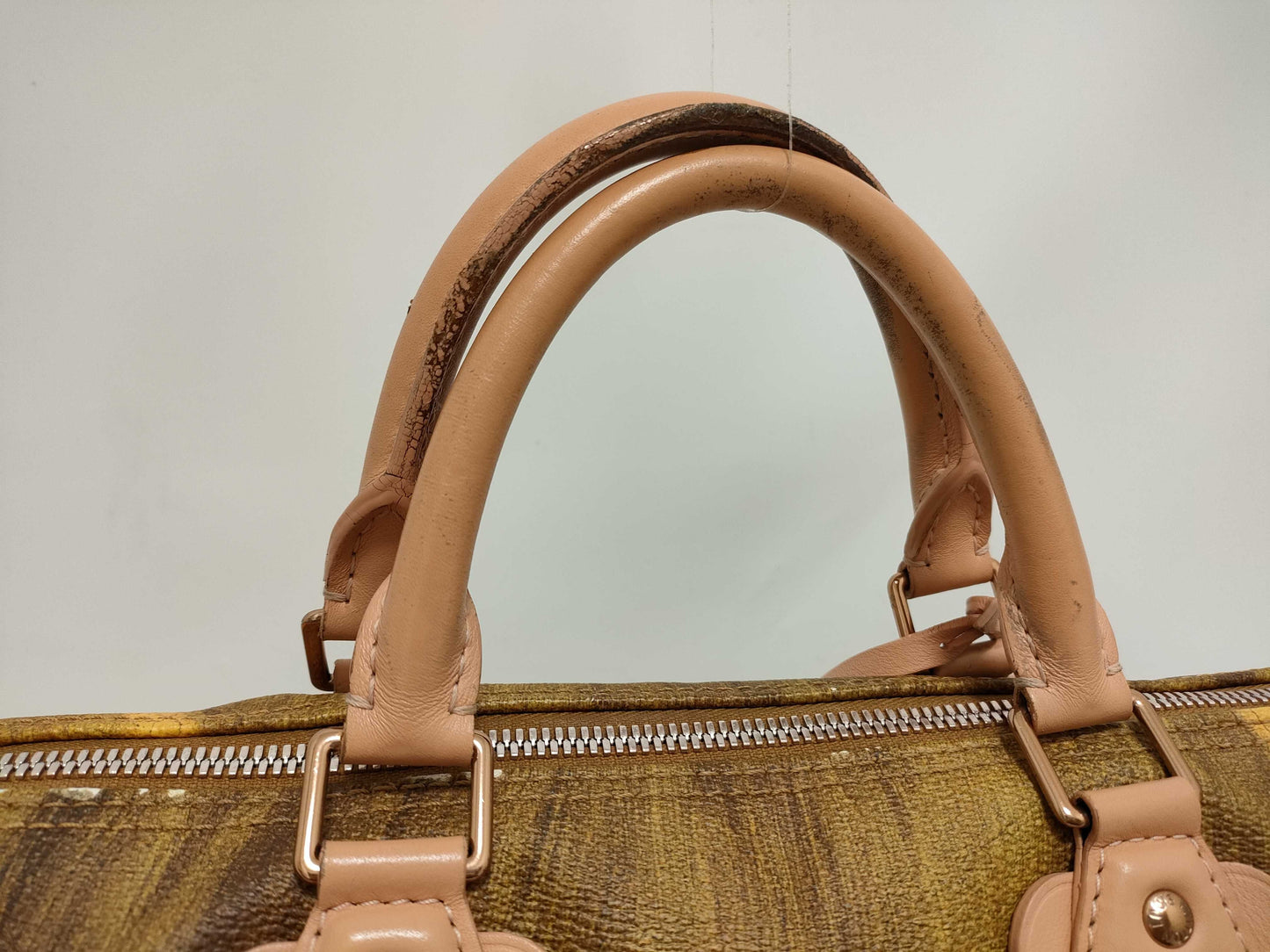 LOUIS VUITTON Masters Collection Speedy 30 M43307 DU1157 Pink Handbag