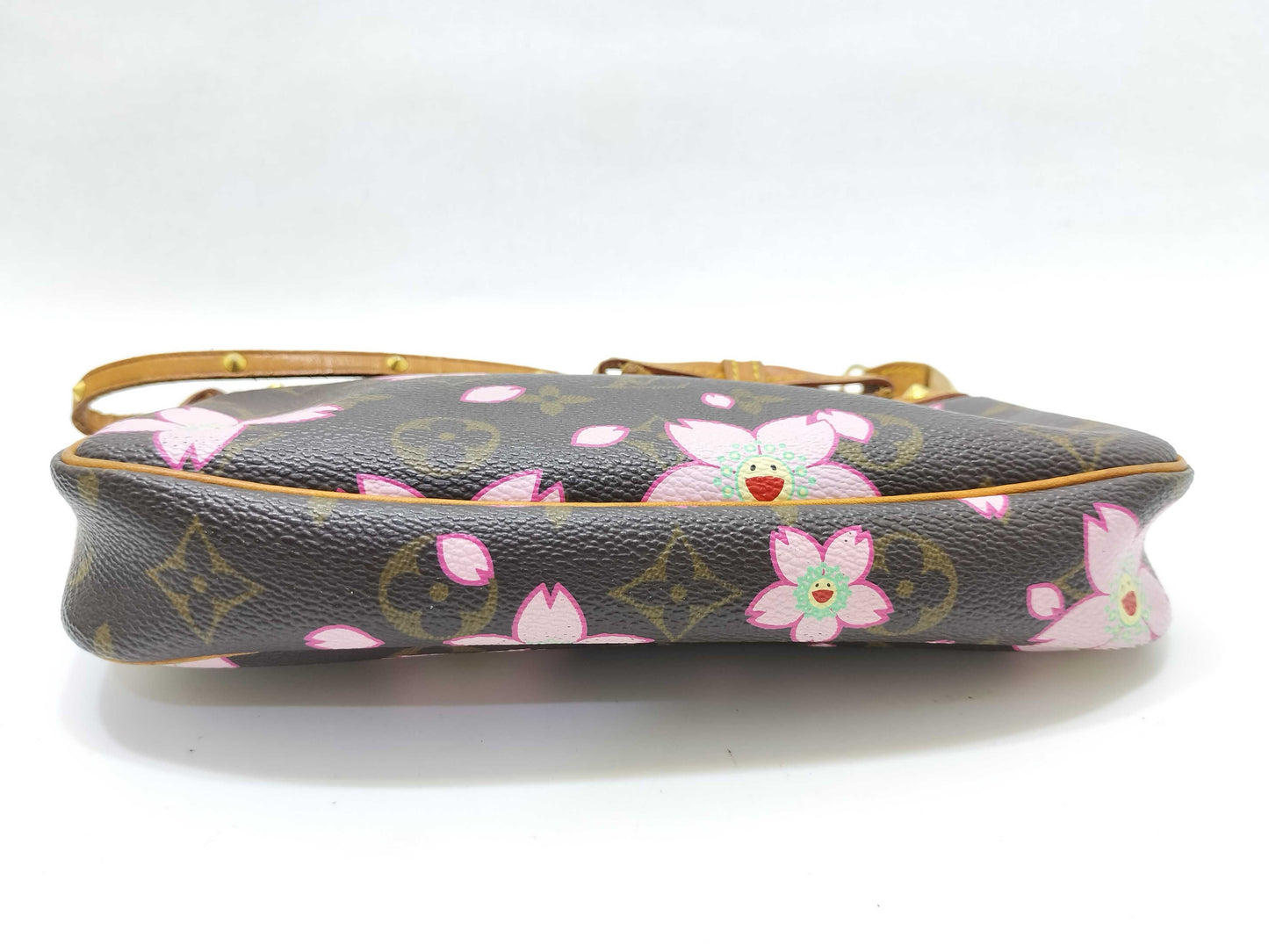 LOUIS VUITTON Monogram Cherry Blossom Pochette Accessoires M92006 AR0023 Brown Pouch