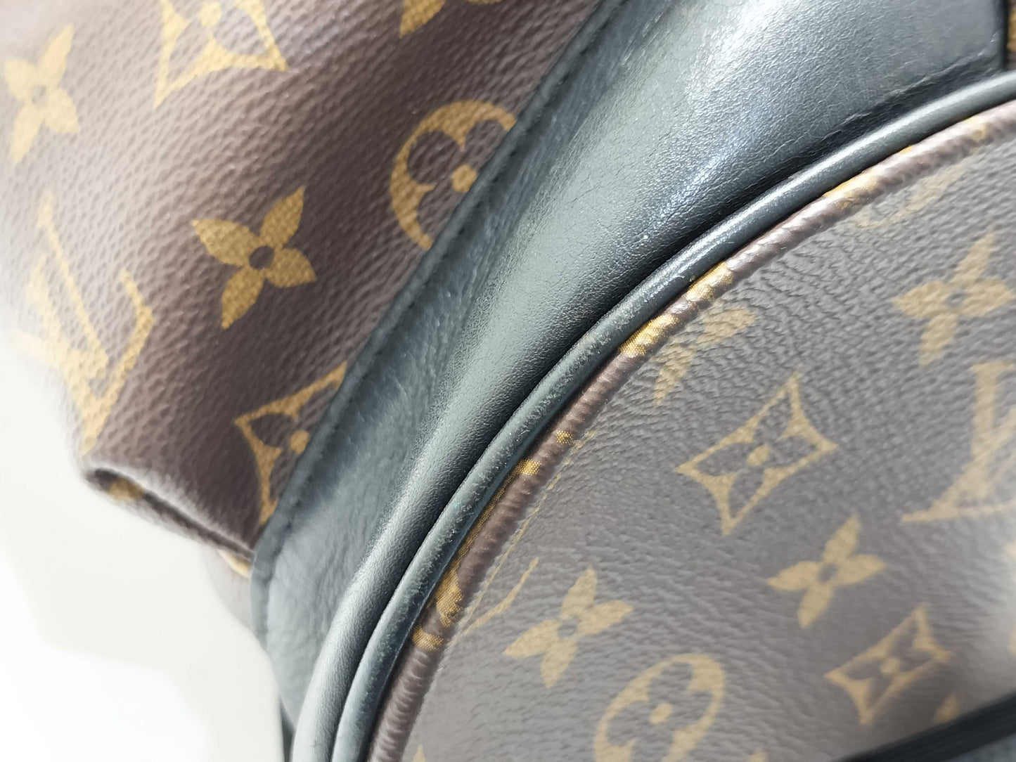 LOUIS VUITTON Monogram Macassar Christopher MM Backpack M43735 TR2125 Brown
