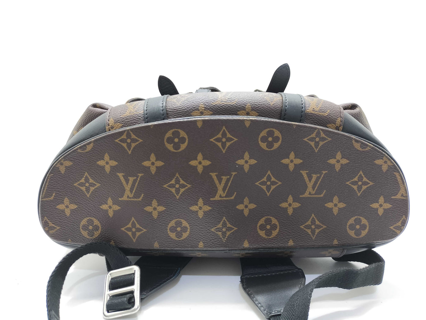LOUIS VUITTON Monogram Macassar Christopher MM Backpack M43735 TR2125 Brown