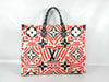 LOUIS VUITTON LV Crafty On-the-Go GM M45358 FN2260 Red RFID Enabled Shoulder Bag