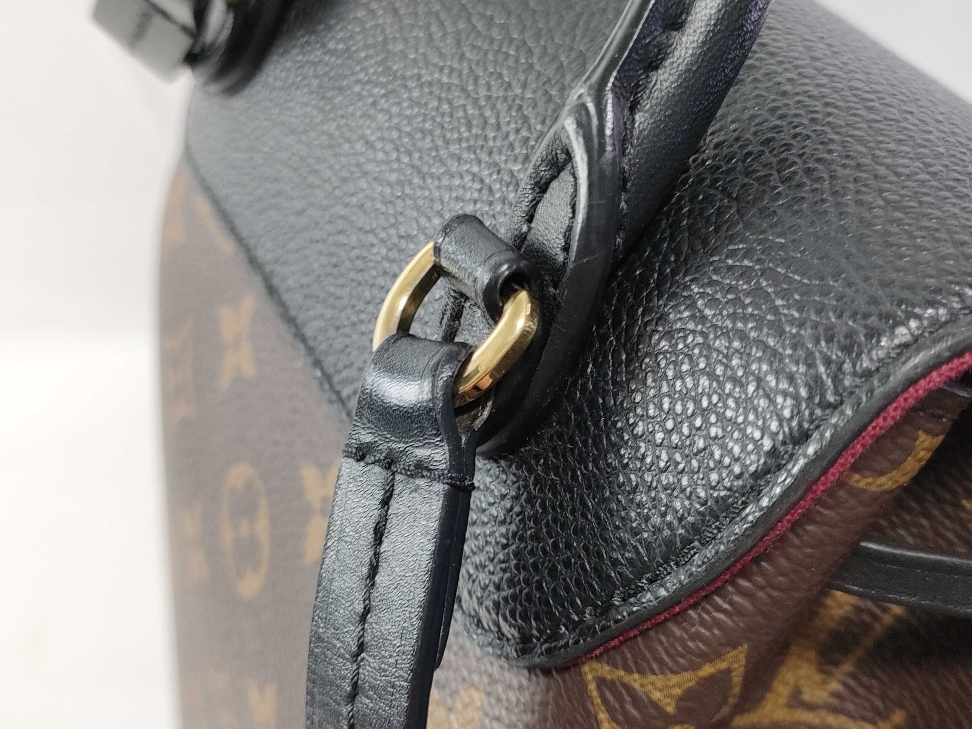 LOUIS VUITTON Monogram Montsouris NMPM M45515 Brown x Black RFID Enabled Backpack