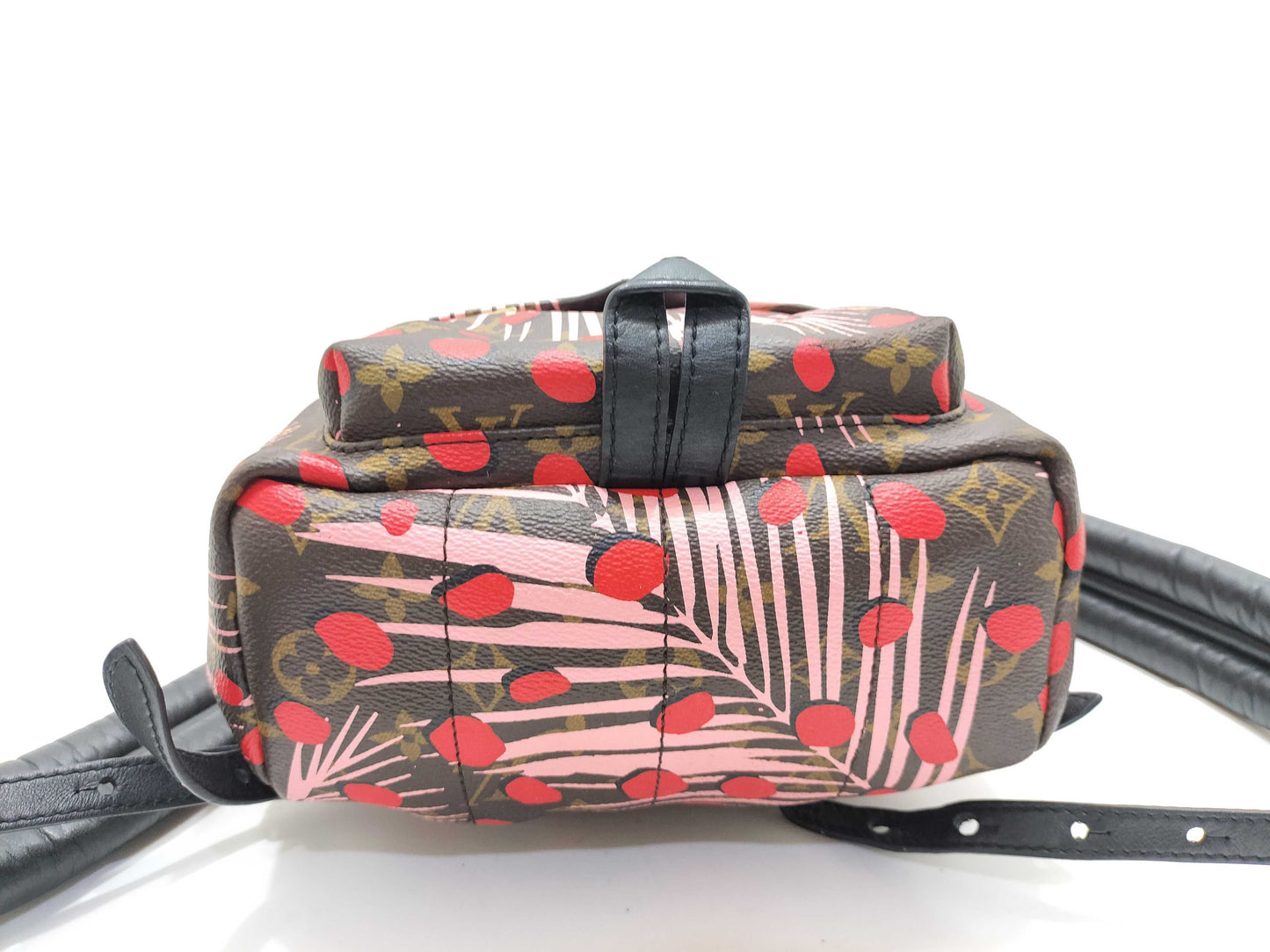 LOUIS VUITTON Monogram Jungle Dot Palm Springs Backpack PM M41981 FL1118 Brown x Red Backpack