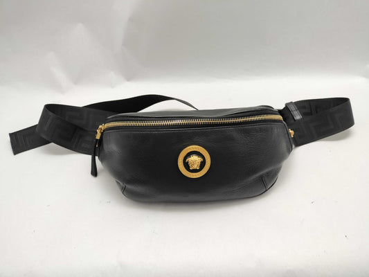 VERSACE Medusa Logo Leather Waist Bag
