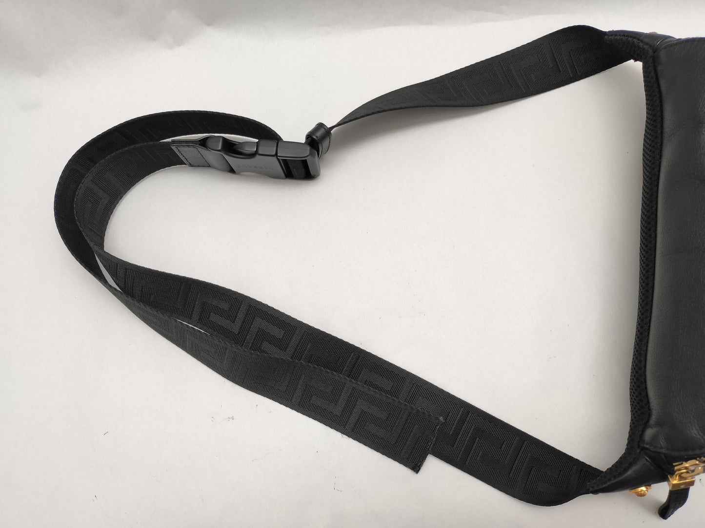 VERSACE Medusa Logo Leather Waist Bag