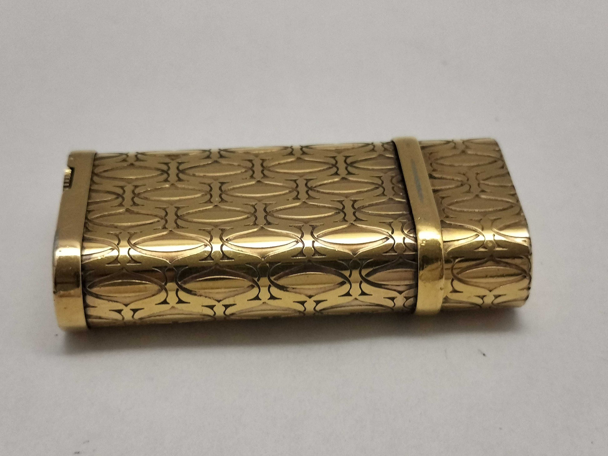 Cartier Happy Birthday Godron Gas Lighter, Ignition Confirmed