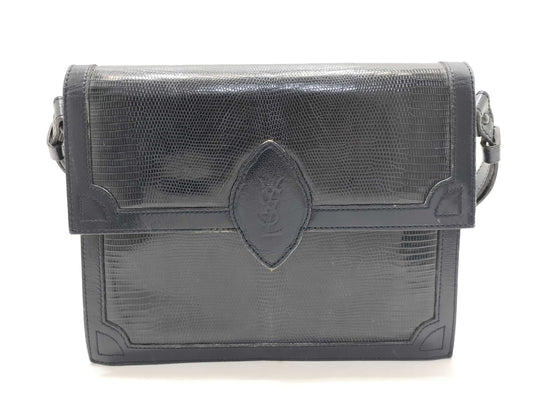 Yves Saint Laurent Yves Saint Laurent Lizard Shoulder Bag
