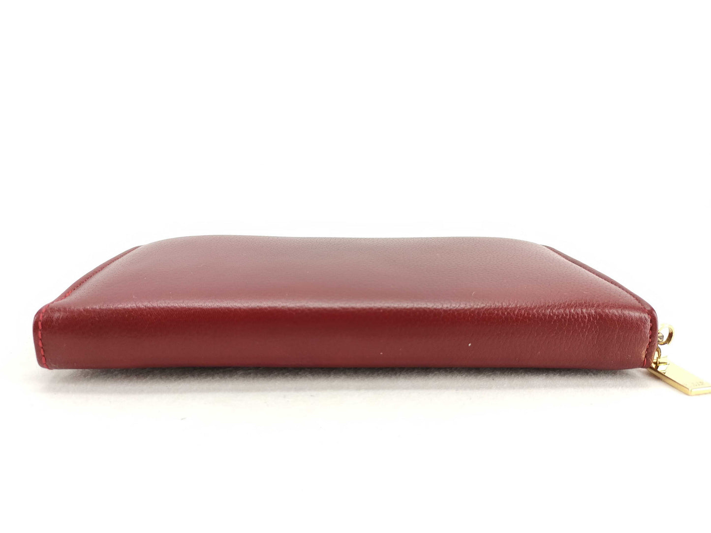 CELINE Circle Leather Zip-Around Long Wallet