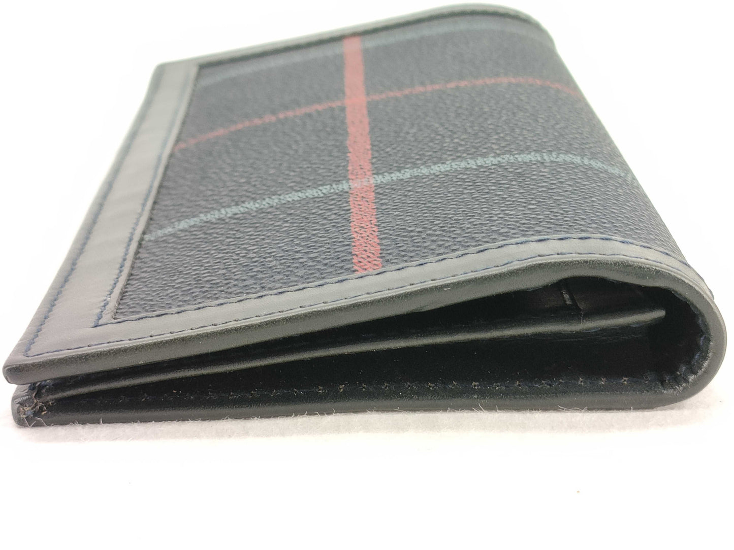 BURBERRY Check PVC Long Wallet, Unused, Billfold