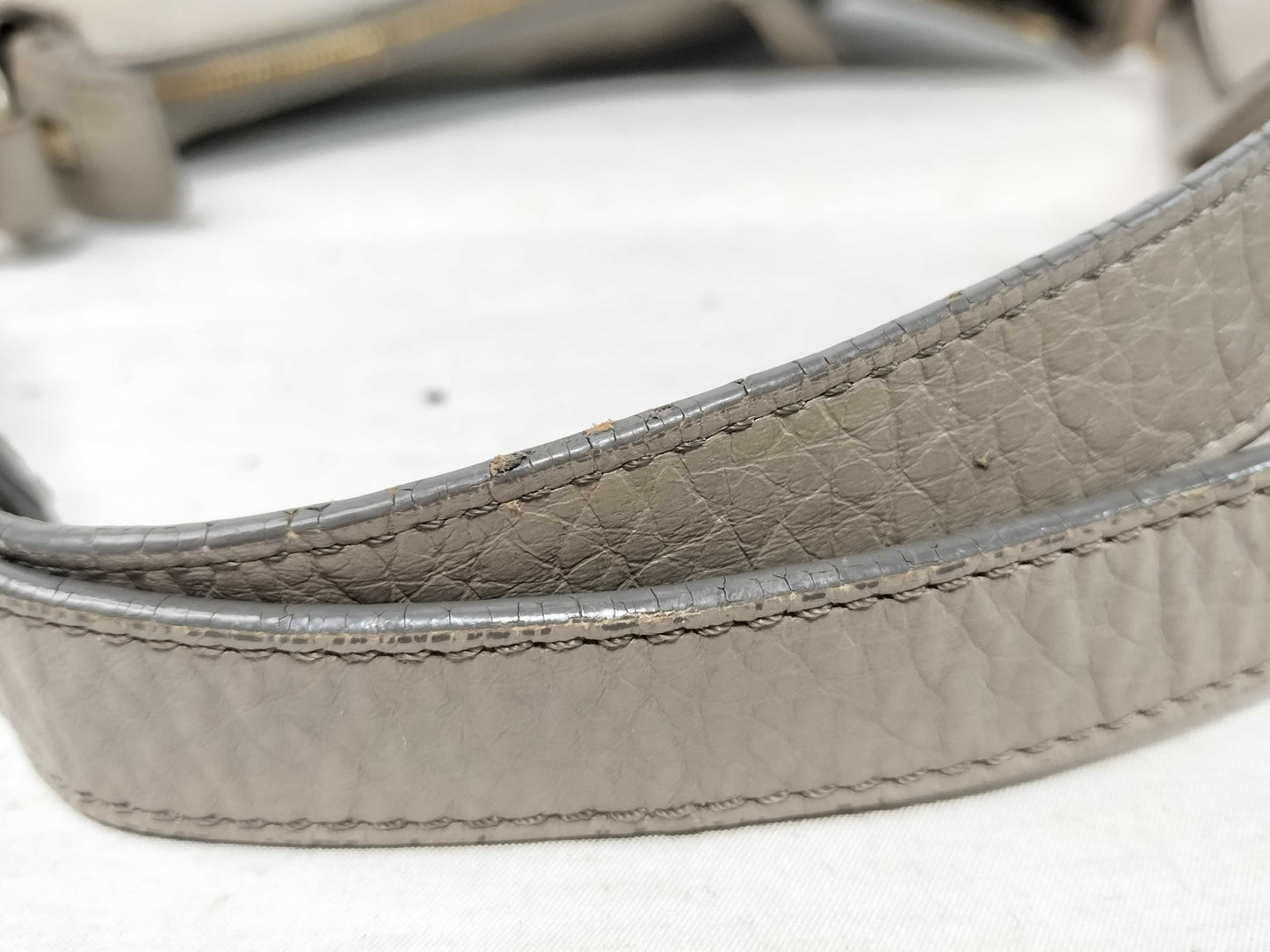 HIROFU HIROFU Leather H Logo Shoulder Bag