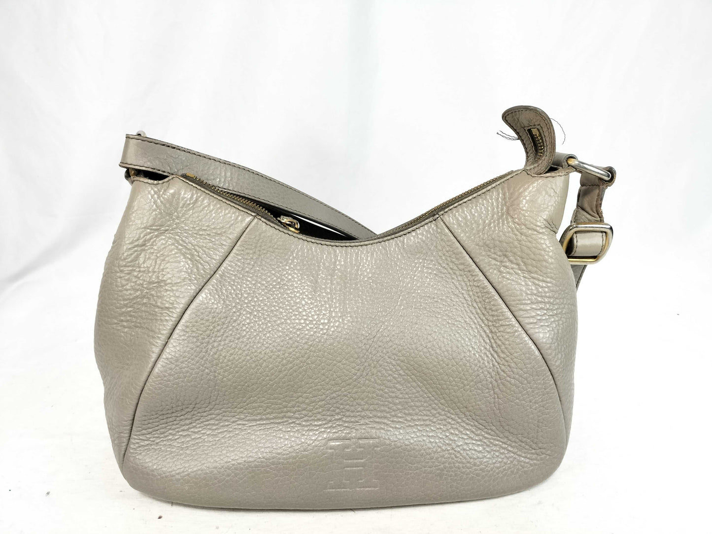 HIROFU HIROFU Leather H Logo Shoulder Bag