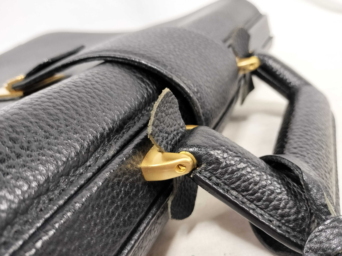 DAKS Dulles Bag Business Bag Leather Business Bag