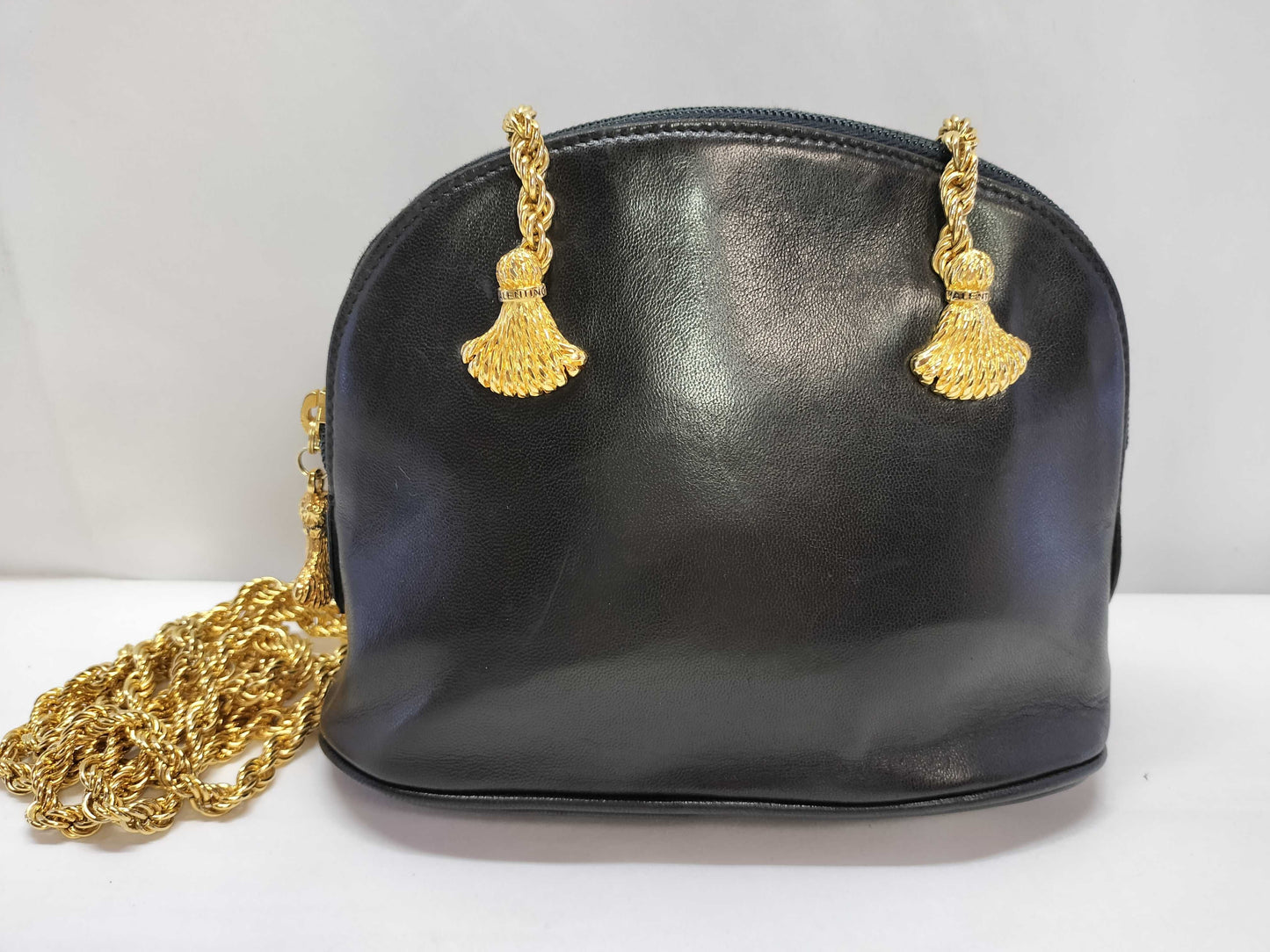 VALENTINO Leather Chain Shoulder Bag