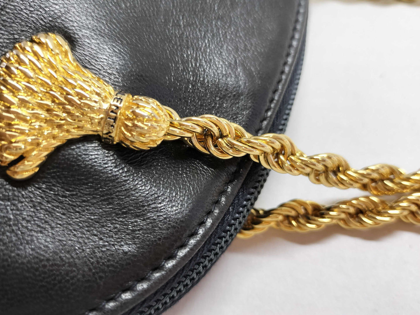 VALENTINO Leather Chain Shoulder Bag