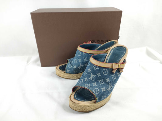 LOUIS VUITTON Louis Vuitton wedge sandals