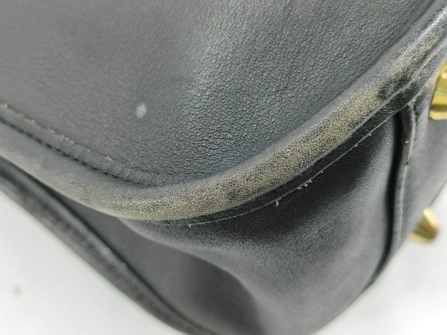 COACH Old Shoulder Bag Black Shoulder Bag