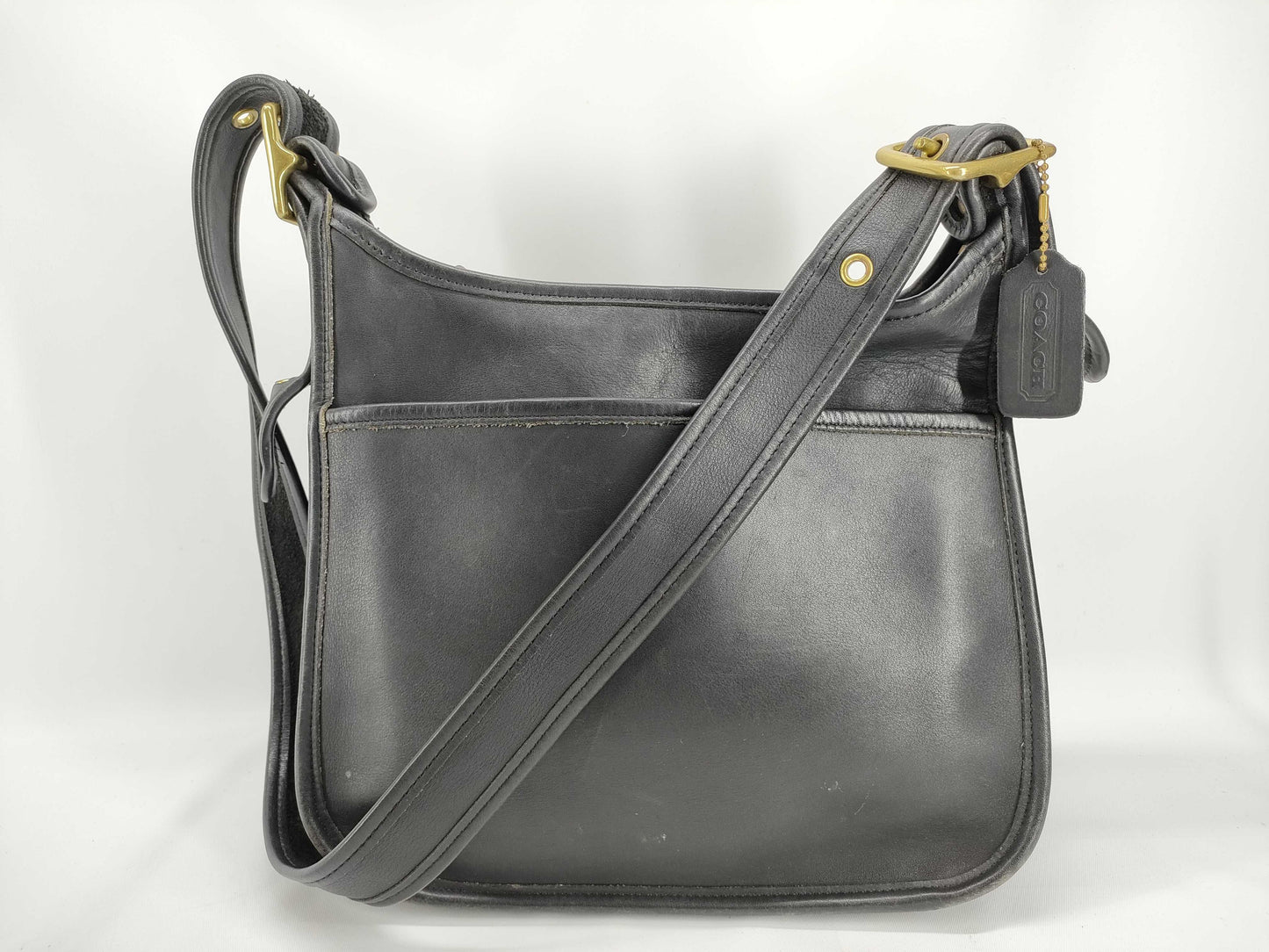 COACH Old Shoulder Bag Black Shoulder Bag