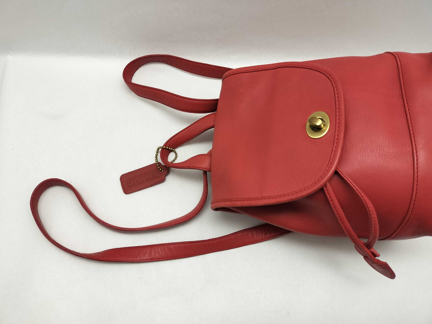 COACH Old Backpack Red Rucksack