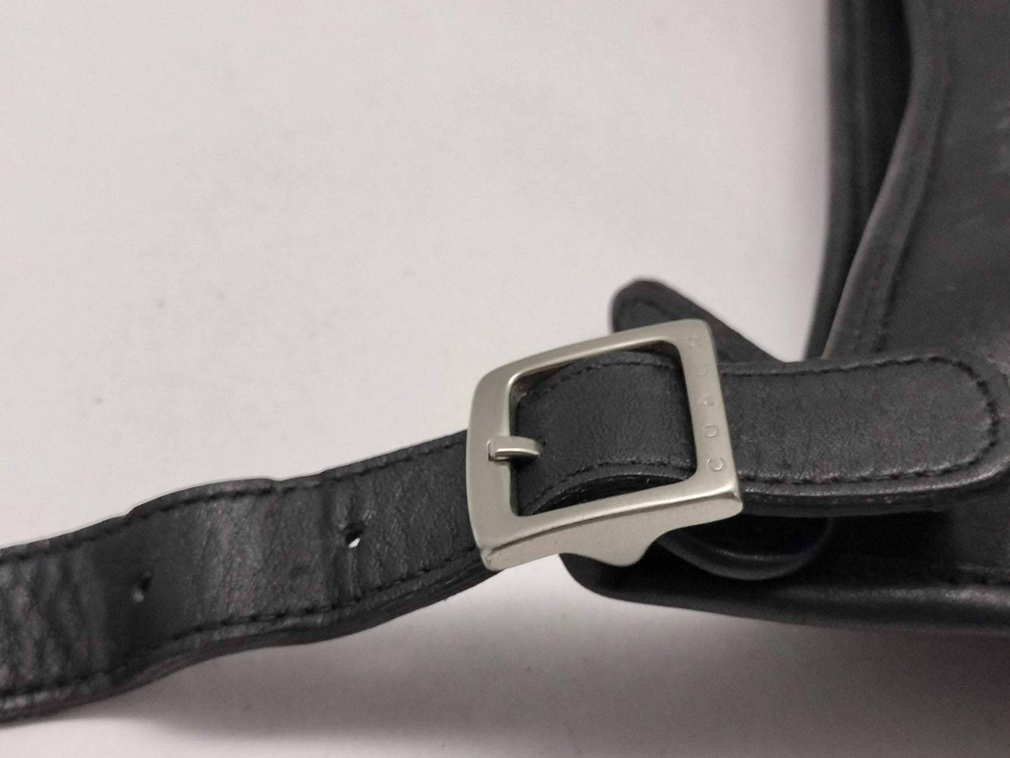 COACH Old Shoulder Bag Black Shoulder Bag