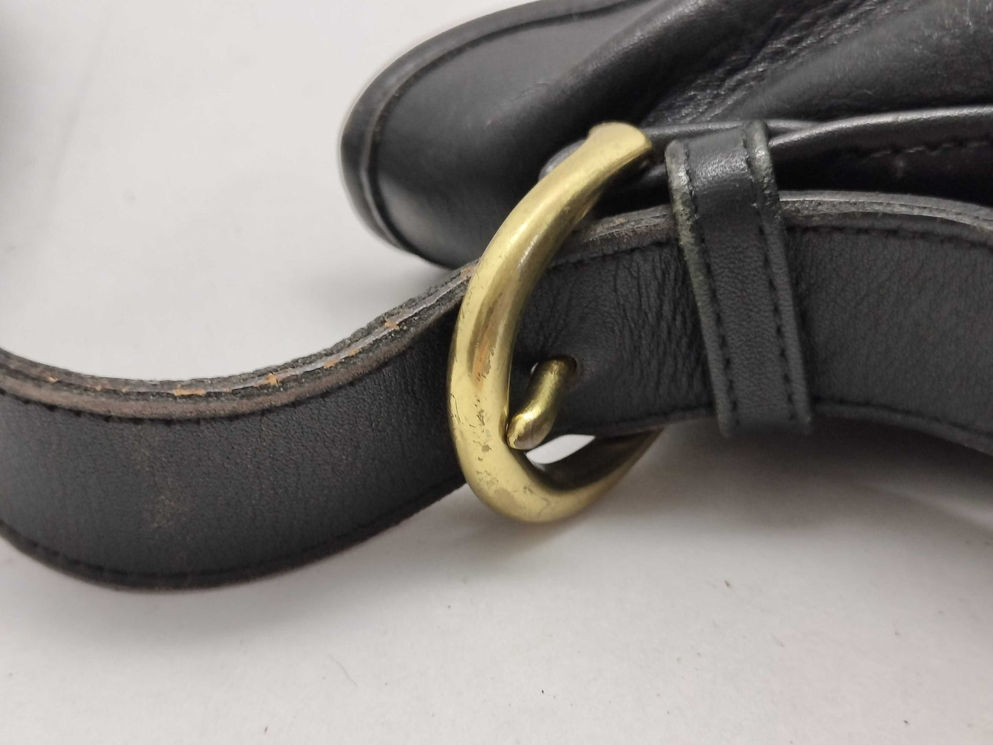 COACH Old Shoulder Bag Black Shoulder Bag