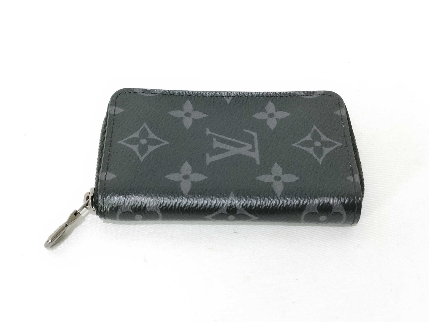 LOUIS VUITTON LOUIS VUITTON Monogram Louis Vuitton Zippy Coin Purse Vertical Monogram Eclipse Coin Case