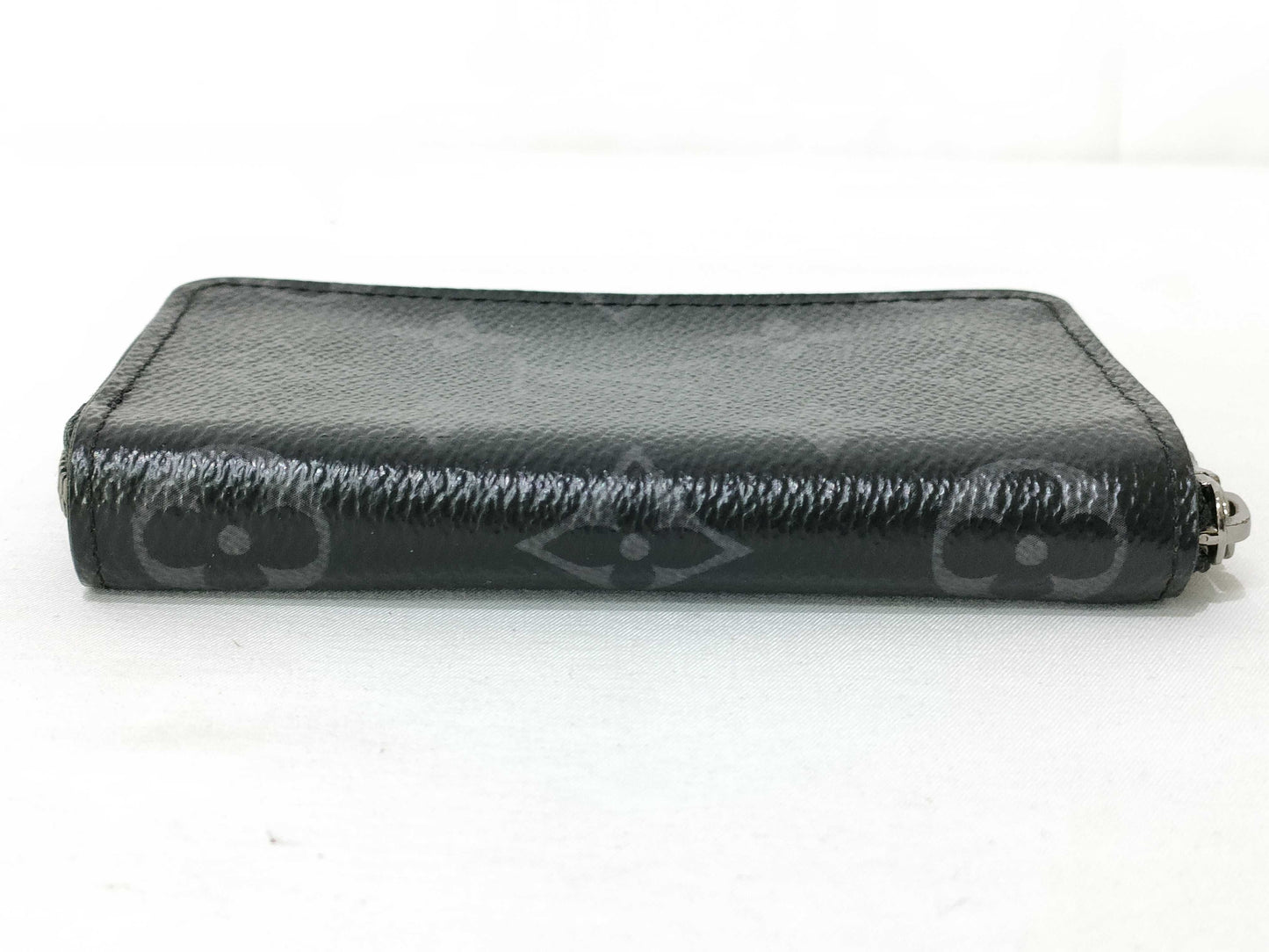LOUIS VUITTON LOUIS VUITTON Monogram Louis Vuitton Zippy Coin Purse Vertical Monogram Eclipse Coin Case