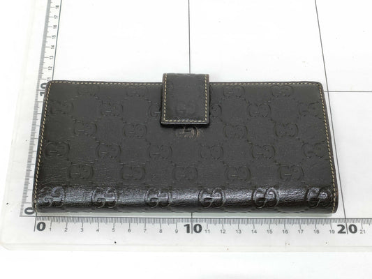 GUCCI Guccissima Leather Long Wallet