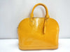 LOUIS VUITTON Epi Louis Vuitton Vernis Alma PM Jaune Passion Handbag M91695 MI1112