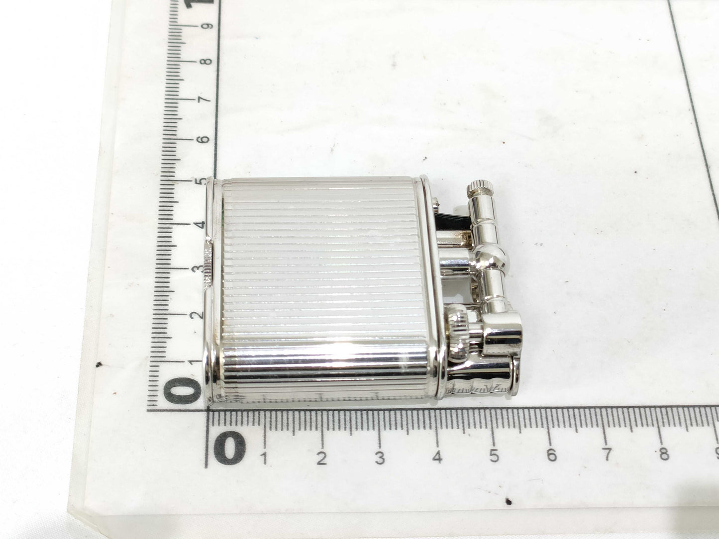 Dunhill Hammer Oil Lighter, Metal Silver, Stored with Seal, Other Accessories