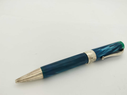 Montegrappa Symphony Ballpoint Pen, Blue x Silver, Pen/Fountain Pen