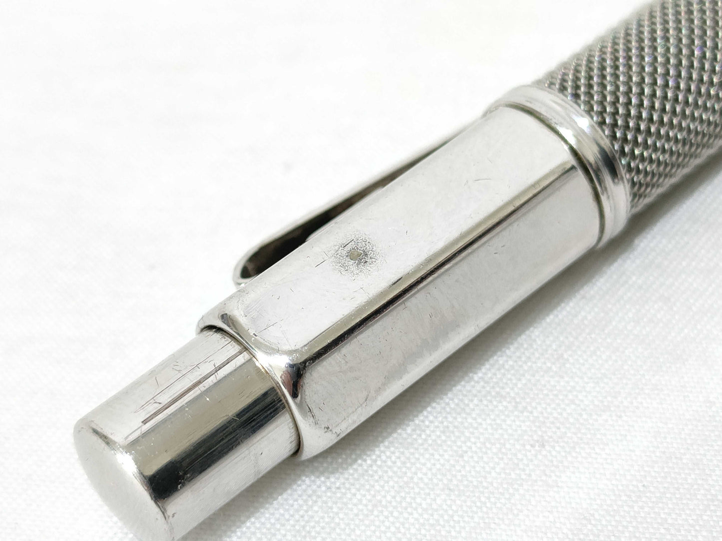 Caran d'Ache Varias Ivanhoe Ballpoint Pen, Metallic Silver