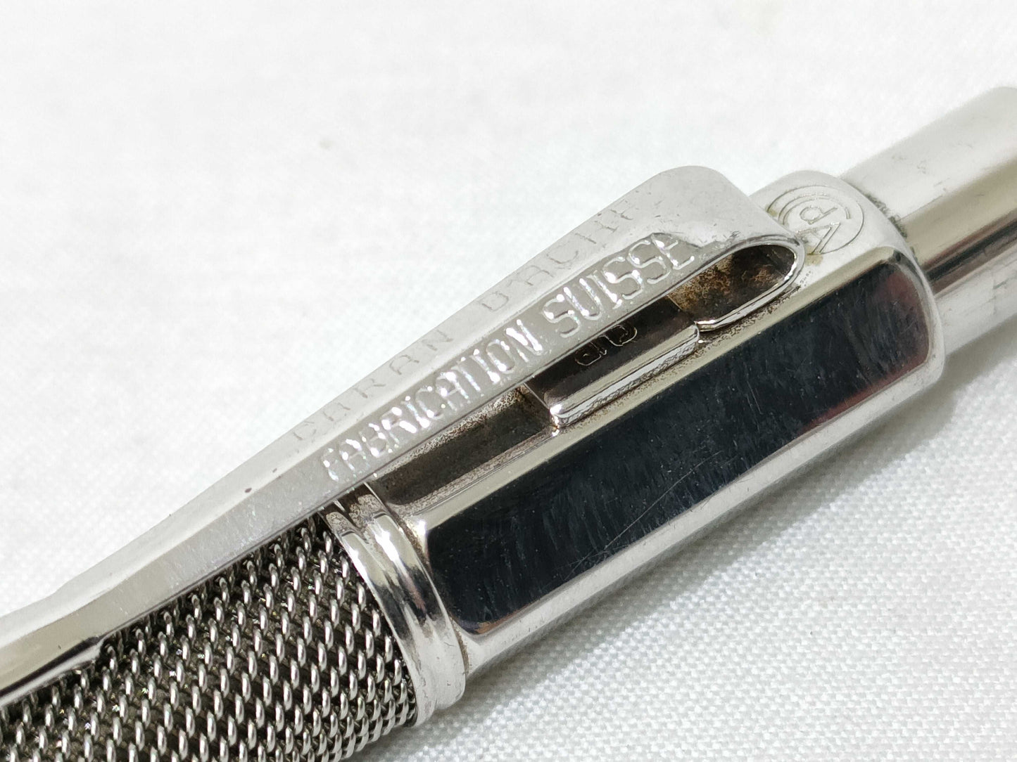 Caran d'Ache Varias Ivanhoe Ballpoint Pen, Metallic Silver
