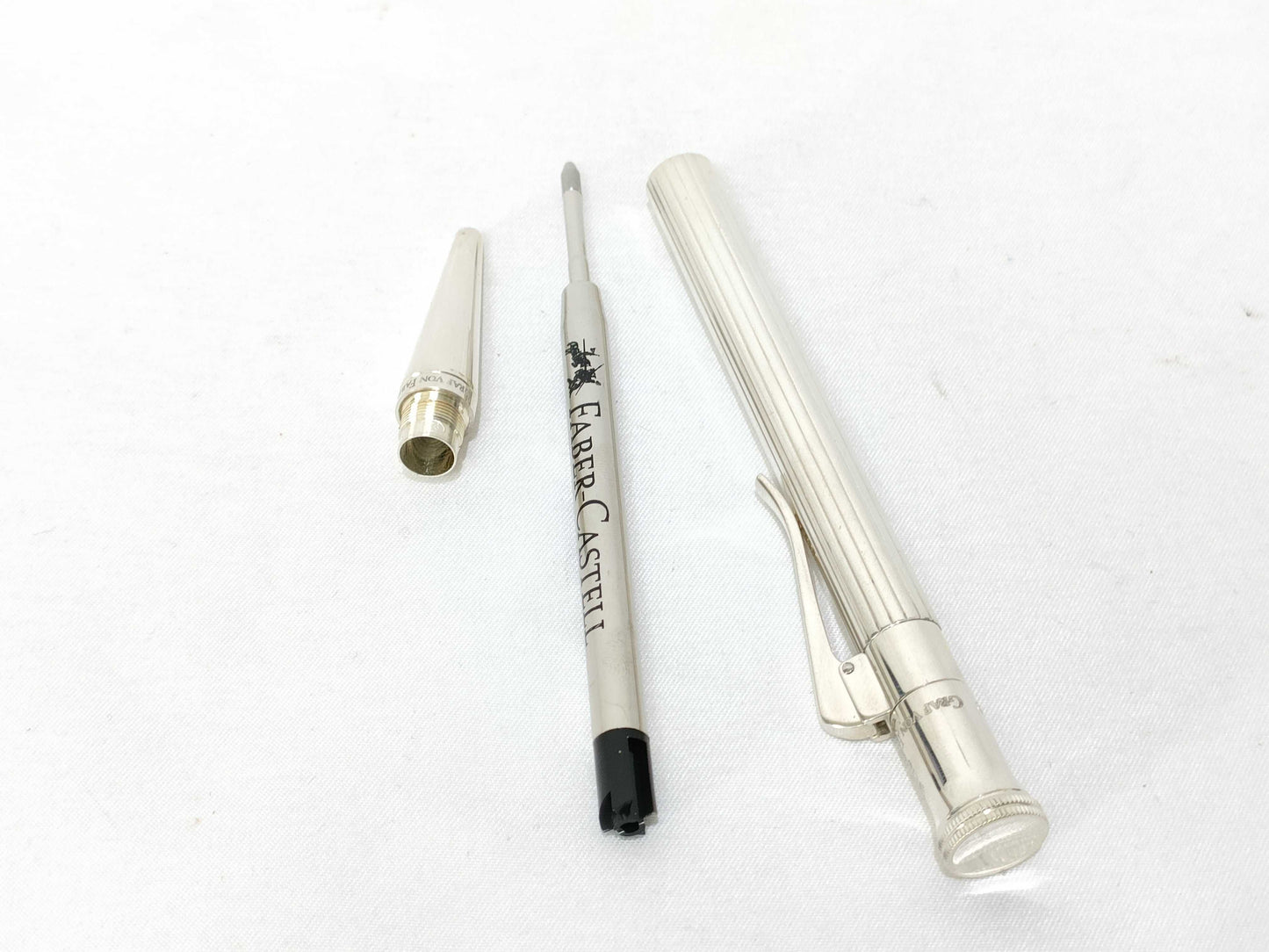 FABER CASTELL Classic Ballpoint Pen, 925 Silver