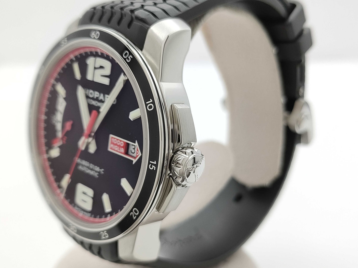Chopard Mille Miglia GTS Power Control 168566-3001/8565 Stainless Steel/Power Reserve/See-Through Back/Rubber Strap Automatic Men's Watch