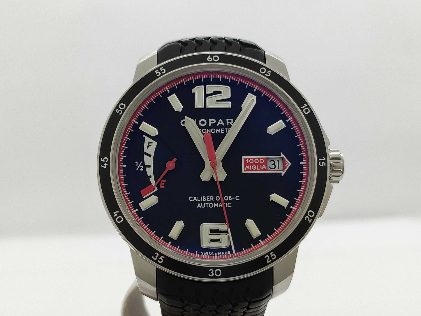 Chopard Mille Miglia GTS Power Control 168566-3001/8565 Stainless Steel/Power Reserve/See-Through Back/Rubber Strap Automatic Men's Watch