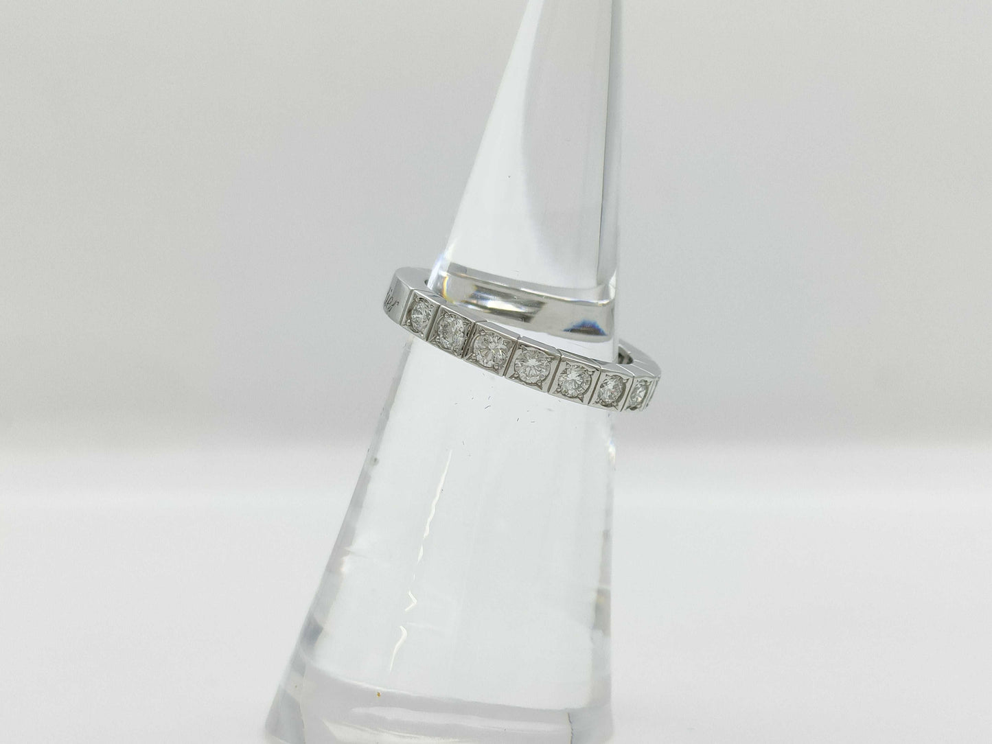 Cartier Lanier #50 Full Diamond WG 750 4.1g Ring