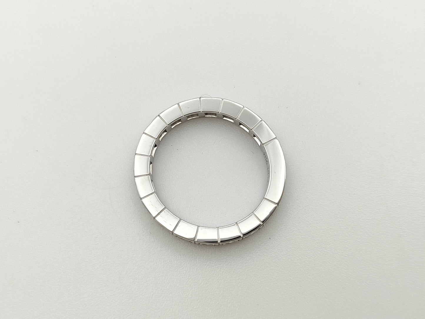 Cartier Lanier #50 Full Diamond WG 750 4.1g Ring