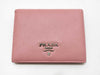 PRADA PRADA Pink Leather Bifold Wallet