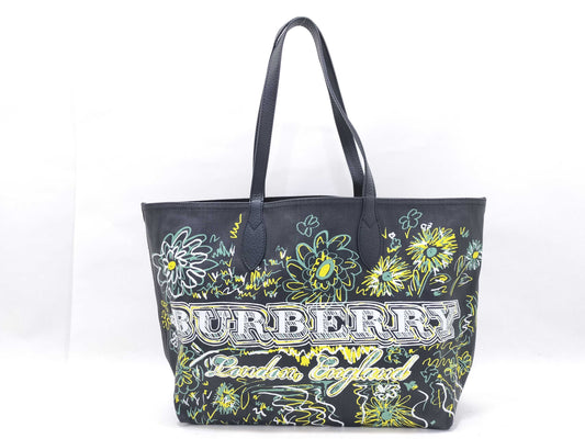 BURBERRY LONDON ENGLAND Large Reversible Doodle Tote Bag