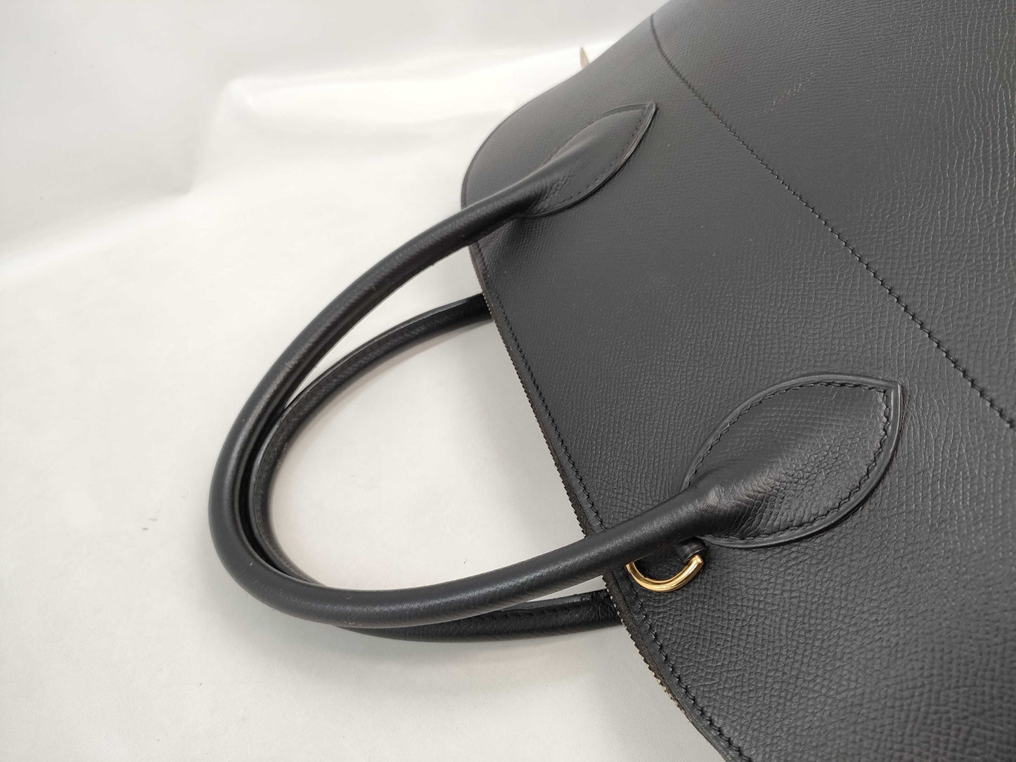 HERMES Bolide 37 Couchvel Handbag with Gold Hardware and C Stamp