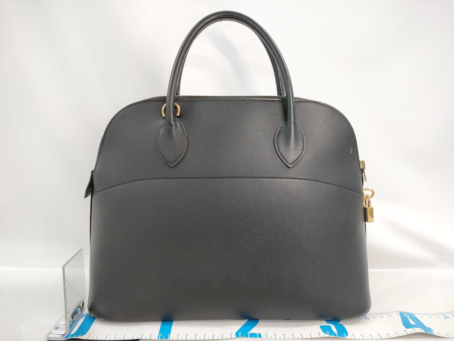HERMES Bolide 37 Couchvel Handbag with Gold Hardware and C Stamp