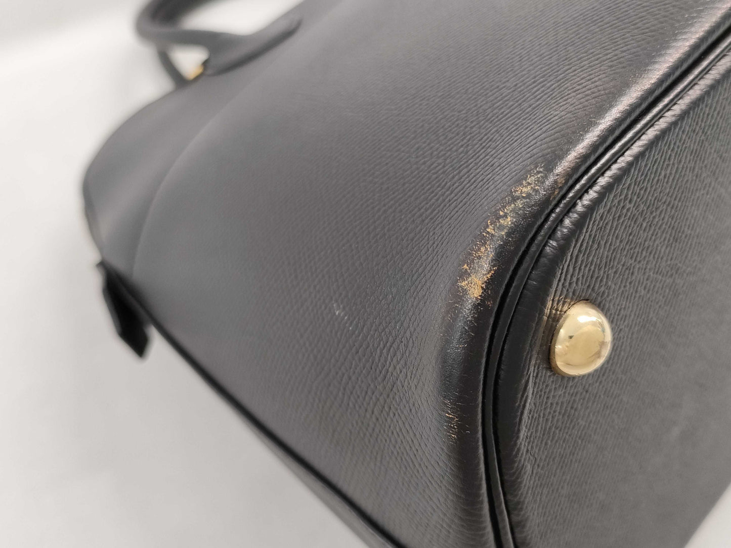 HERMES Bolide 37 Couchvel Handbag with Gold Hardware and C Stamp