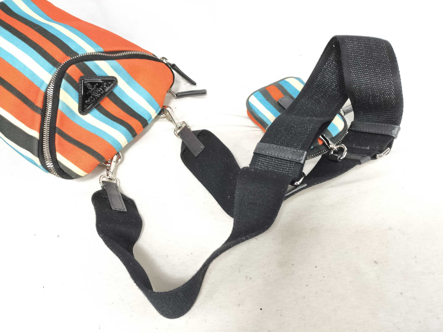 PRADA Canvas Shoulder Bag