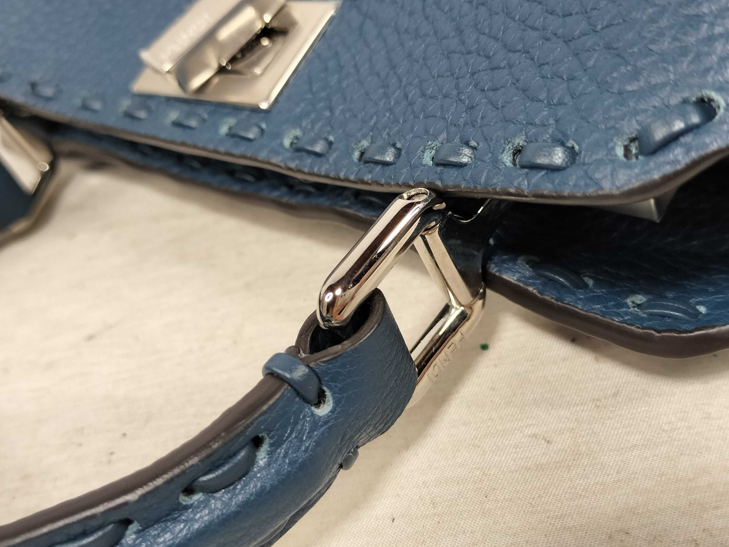 FENDI Unused Selleria ICU Peekaboo Shoulder Bag