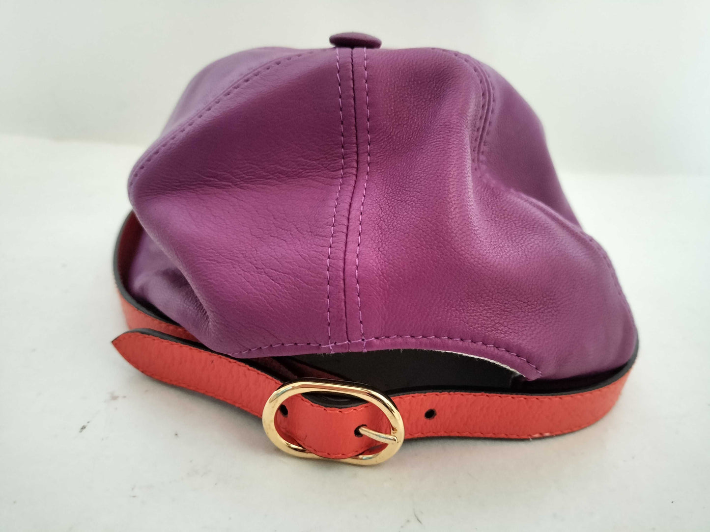 GUCCI Unused Leather Cap Other Accessories